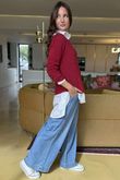 Made in Italy Conrad Body Skim Knit Jumper Bordeaux
